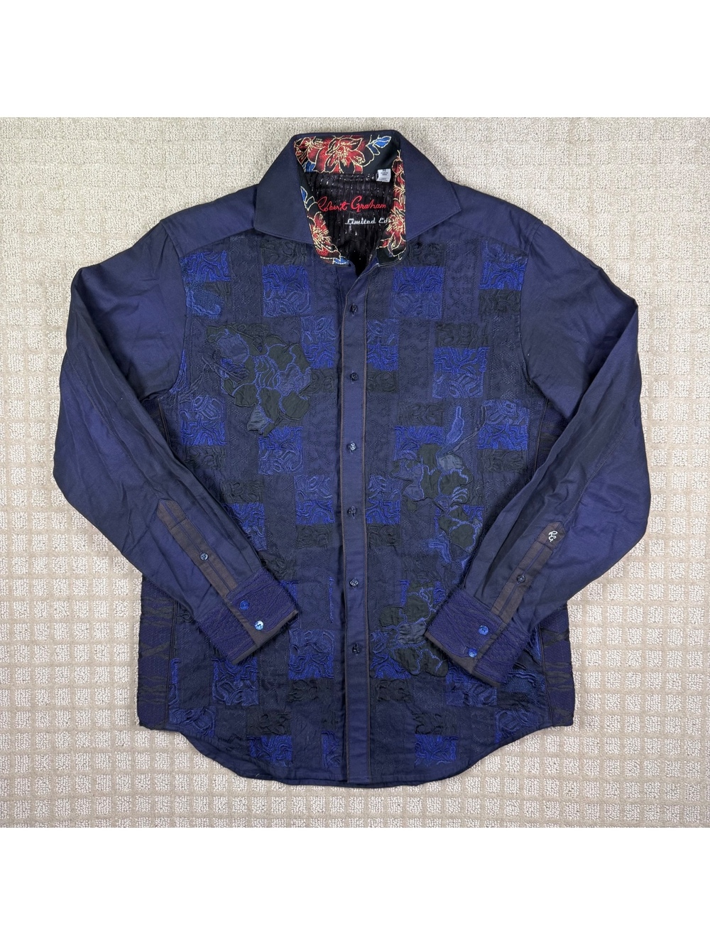 Robert Graham Limited Edition Long Sleeve Button Up Shirt M